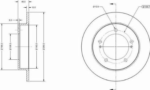 Remy RAD1503C - Спирачен диск vvparts.bg