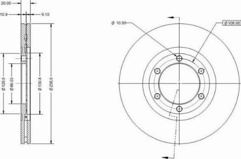 Remy RAD1535C - Спирачен диск vvparts.bg