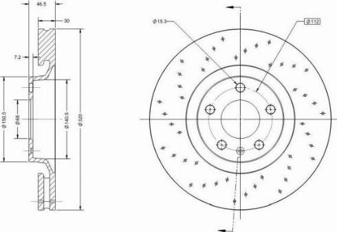 Remy RAD1523C - Спирачен диск vvparts.bg