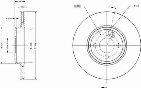 Remy RAD1699C - Спирачен диск vvparts.bg