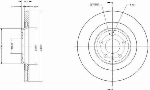 Remy RAD1696C - Спирачен диск vvparts.bg