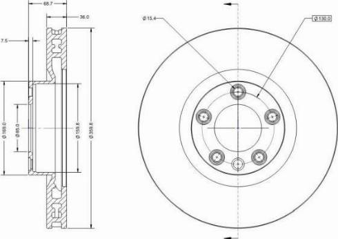 Remy RAD1656C - Спирачен диск vvparts.bg