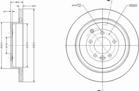 Remy RAD1610C - Спирачен диск vvparts.bg