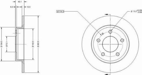 Remy RAD1670C - Спирачен диск vvparts.bg