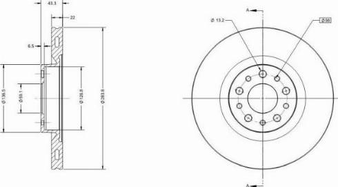 Remy RAD1092C - Спирачен диск vvparts.bg