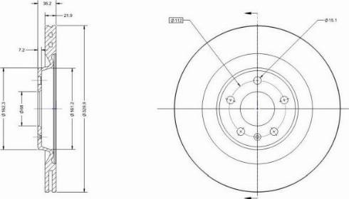 Remy RAD1058C - Спирачен диск vvparts.bg