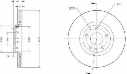 Remy RAD1063C - Спирачен диск vvparts.bg