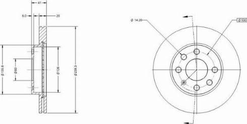 Remy RAD1089C - Спирачен диск vvparts.bg