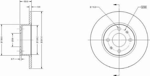 Remy RAD1088C - Спирачен диск vvparts.bg