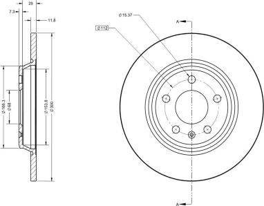 Remy RAD1039C - Спирачен диск vvparts.bg