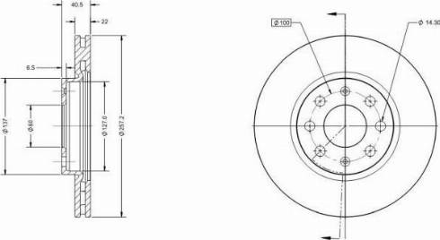 Remy RAD1023C - Спирачен диск vvparts.bg