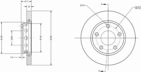 Remy RAD1194C - Спирачен диск vvparts.bg