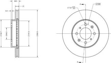 Remy RAD1116C - Спирачен диск vvparts.bg