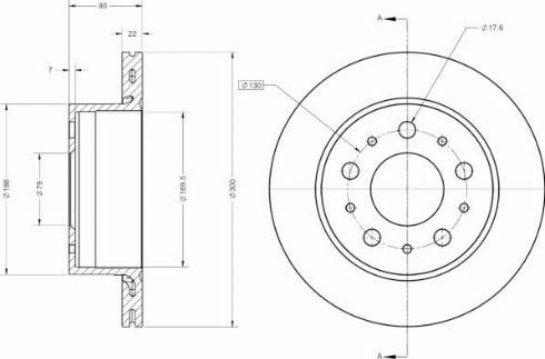 Remy RAD1878C - Спирачен диск vvparts.bg