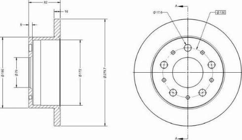 Remy RAD1346C - Спирачен диск vvparts.bg