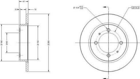 Remy RAD1301C - Спирачен диск vvparts.bg