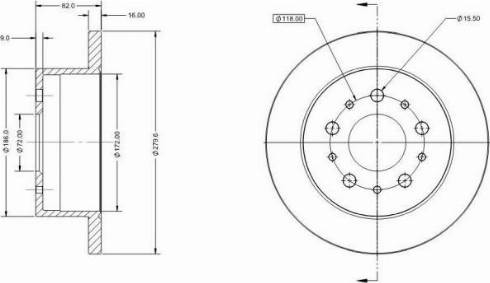 Remy RAD1316C - Спирачен диск vvparts.bg