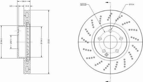 Remy RAD1330C - Спирачен диск vvparts.bg