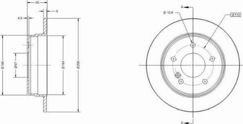 Remy RAD1326C - Спирачен диск vvparts.bg