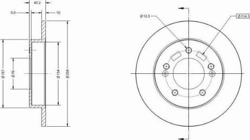 Remy RAD1322C - Спирачен диск vvparts.bg