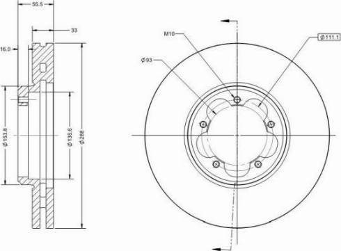 Remy RAD1370C - Спирачен диск vvparts.bg