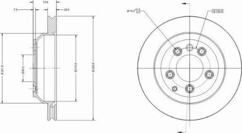 Remy RAD1266C - Спирачен диск vvparts.bg