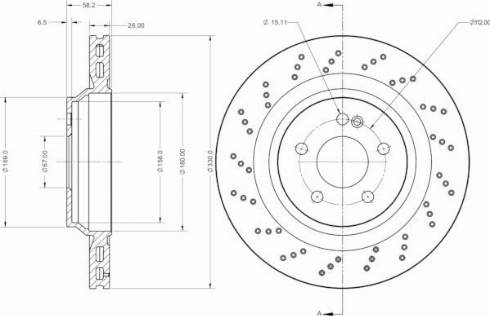 Remy RAD2454C - Спирачен диск vvparts.bg