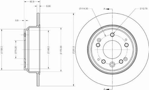 Remy RAD2505C - Спирачен диск vvparts.bg