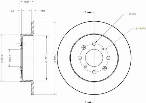 Remy RAD2514C - Спирачен диск vvparts.bg