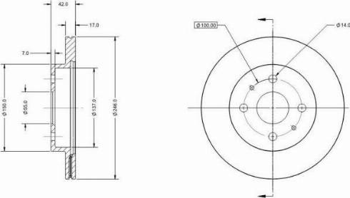 Remy RAD2092C - Спирачен диск vvparts.bg