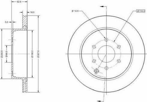 Remy RAD2002C - Спирачен диск vvparts.bg