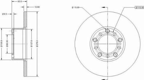 Remy RAD2037C - Спирачен диск vvparts.bg