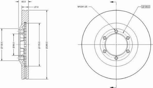 Remy RAD2155C - Спирачен диск vvparts.bg