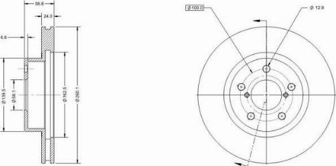 Remy RAD2150C - Спирачен диск vvparts.bg