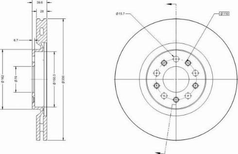 Remy RAD2161C - Спирачен диск vvparts.bg