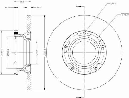 Remy RAD2104C - Спирачен диск vvparts.bg