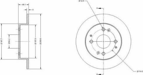 Remy RAD2101C - Спирачен диск vvparts.bg