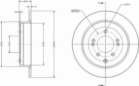 Remy RAD2111C - Спирачен диск vvparts.bg