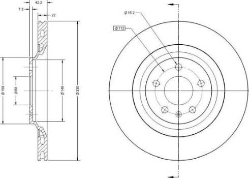 Remy RAD2117C - Спирачен диск vvparts.bg