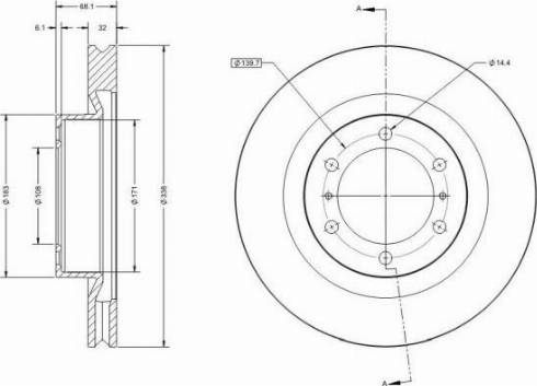 Remy RAD2137C - Спирачен диск vvparts.bg