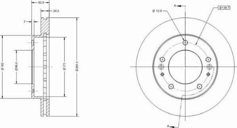 Remy RAD2120C - Спирачен диск vvparts.bg