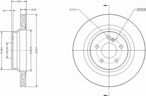 Remy RAD2122C - Спирачен диск vvparts.bg