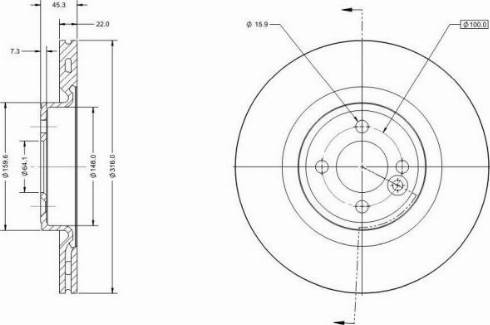 Remy RAD2127C - Спирачен диск vvparts.bg