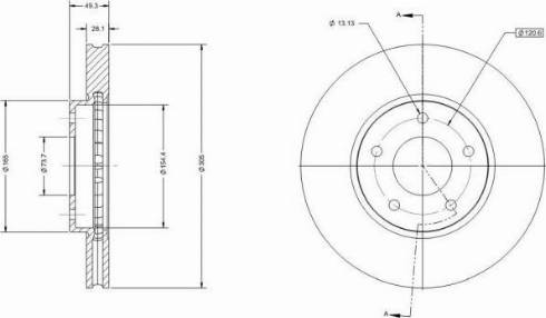 Remy RAD2171C - Спирачен диск vvparts.bg