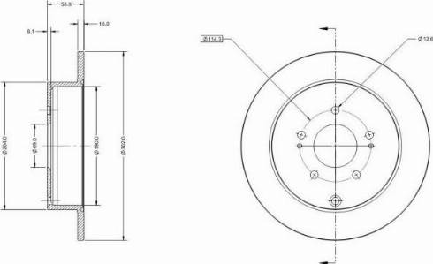 Remy RAD2877C - Спирачен диск vvparts.bg