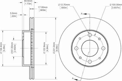 Remy RAD2365C - Спирачен диск vvparts.bg