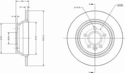 Remy RAD2335C - Спирачен диск vvparts.bg