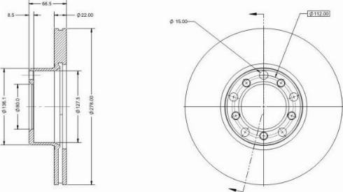 Remy RAD2331C - Спирачен диск vvparts.bg