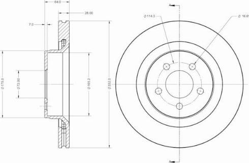 Remy RAD2379C - Спирачен диск vvparts.bg