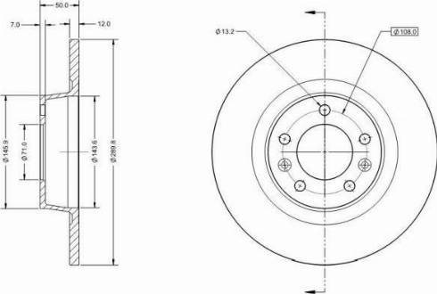 Remy RAD2248C - Спирачен диск vvparts.bg